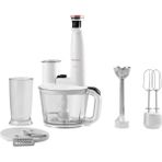 1500W Beyaz Blender Seti, Pratik ve Şık Mutfak Yardımcısı - Ahşap - Beyaz