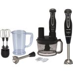 1500W Turbo Blender Seti, Powelix Activflow, Güçlü ve Hızlı Karışım Teknolojisi - Ahşap