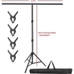150*200CM T Stand Bar Fon Perde Pvc Tutucu Background Backdrop Çekim Standı T-Shape, Fon Standı