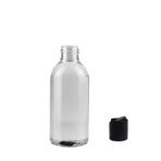 150ML Pet Şeffaf Şişe Disctop Kapak, 24 Adet, Dezenfektan Şişesi, Kozmetik Şişe, Şampuan Şişesi, Plastik Şişe, Aroma Şişesi
