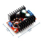 150W Boost Voltaj Yükseltici Modül DC DC Çevirici Voltaj Ayarlanabilir Yükseltici 35V 6A Regülatör 150 Watt