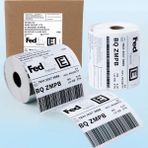 150x100mm Termal Etiket Rulo 350 Adet Barkod & Kargo Yazıcı Kağıdı Suya Dayanıklı - 100 x 150 mm