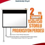 150x150 Cm Storlu Projeksiyon Perdesi