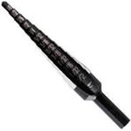 15103 UNIBIT3T Kademeli Matkap Ucu, Titanyum Nitrat, 1/4 Inç (1,4 Cm) x 3/8 Inç Şaft - Option-1 - 0- Koyu Mavi