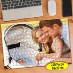 151796 Mutlu Aile Tablosu Çekirdek Aile 240 Parça Puzzle Yapboz