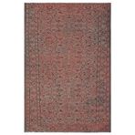 153x228 cm Atina Pembe Vintage Yün El Dokuma Modern Geometrik Etnik Eskitme Desenli Boho Oturma Odası Salon Yolluk Koridor Mutfak Halısı