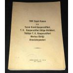1581 Sayılı Tarım Kredi Kooperatifleri Ve Birlikleri Kanunu (Sahafiye Kitap)