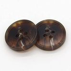 15mm 20mm Yuvarlak Reçine Siyah Düğmeler Dikiş Eski Erkek Takım Elbise Blazer Ceket Rüzgarlık DIY El Sanatları (Color : Brown, Size : 15mm 30pcs)