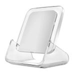 15W Hızlı Şarj Cihazı Kablosuz Wireless Şarj Istasyonu Aleti Iphone Samsung Huawei Oppo Xiaomi - Şeffaf