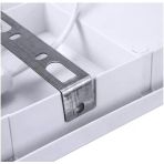 15W Ip65 Oval Beyaz Led Tavan Duvar Lambası | 6500K Beyaz Işık | Su Toz Geçirmez Banyo Bahçe Balkon Aydınlatma Armatürü | Yüzeye Monte, 1500 Lümen (220V)