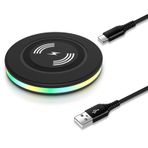 15W Samsung Kablosuz Şarj Hızlı Şarj Samsung Galaxy S23 Ultra S22+S21 S20 FE S10 S9 S8, Kablosuz Şarj Pad Telefon Şarj İstasyonu iPhone 14 13 12 11, Google Pixel 7 Pro 7a 6 Pro 5 4XL