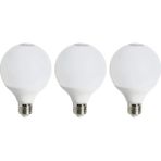 15WATT E27 Duylu 6500KELVIN Beyaz Işık 1350LÜMEN A Enerji G95 LED Glop Ampul 3 Adet - 15 W