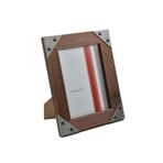 15X20Cm Metal Kenarlıklı Ahşap Fotoğraf Çerçevesi / Acr-Sf6308