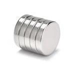 Ø15x3 mm Neodyum Disk Magnet - Yuvarlak Mıknatıs (4 Adet Set)