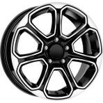 16" 5X108 Jant Takımı "jantup" (4 Adet) - Black Diamond