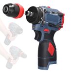 16.8V 2in1 Lityum Matkap Elektrikli Tornavida Çok Fonksiyonlu Elektrikli Alet 45Nm Tork Fırçasız Motor Ev Aletleri için Pratik Tornavida Mobilya Montajı Otomotiv Elektroniği Tamiri Doomun