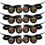 16 Adet Araba 12V 23MM Çift Renkli Switchback 4014 12 LED Drl Kartal Göz Gündüz Işığı (Yurt Dışından) - Aydınlatma ürünleri