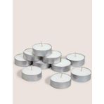 16 Adet Beyaz Tea Light Yuvarlak Mum