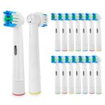 16 Adet Yedek Diş Fırçası Başlıkları Oral B Braun ile Uyumlu, Elektrikli Diş Fırçası Başlıkları Oral-B 7000/Pro 1000/9600/500/3000/8000 için Yedek Diş Fırçası Başlıkları