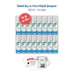 16 AL 14 ÖDE 150 ML Turmepa Bebek Saç ve Vücut Köpük Şampuanı ve ROSIE