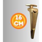 16 cm Metal Klas Koltuk Ayağı Mobilya Ayağı Ünite Ayağı Konsol Ayağı Puf Berjer Ayağı - Gold