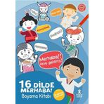 16 Dilde Merhaba - Boyama Kitabı - Doğan Kitap