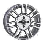 16" (İnç) 4X108 Fiesta Courier Uyumlu Gümüş Jant Modeli Ford 4 Adet