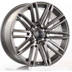 16 Inç 5X100 Bentley Polo Ibiza Uyumlu Gun Metal Elmas Kesim Jant Modeli Volkswagen Seat ( 4 Adet) - Black