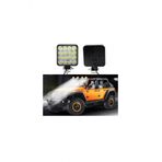 16 Led Kare Off Road Iş Makinası Çalışma Lambası Sis Farı