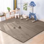 16 Lı Set Eva Tatami Minder Mat Spor Oyun Egzersiz Yoga Minder Matı 50X50 13MM - Kahverengi - 200 x 200 cm