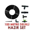 16 Mm 100 Metre 20cm Kendinden Delikli Damla Sulama Sistemi Ek Parçaları