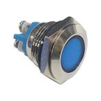 16 MM SİNYAL LAMBASI IP67 24V MAVİ