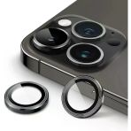 16 Pro / 15 Pro / 14 Pro / 16 Pro Max / 15 Pro Max / 14 Pro Max - Kamera Lens Koruyucu (Siyah)