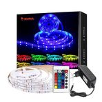 16 Renk Kumandalı Renk Değiştiren RGB Şerit Led Işık Seti SB-6544 (2.5 Metre)