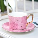 16 Varış Fas Tarzı Sehpalar Fincan Tabağı ile Porselen Fincan Seti Ev Mutfak Için Ofis Masası Drinkware Düğün Için Hediye (Yurt Dışından) - 1 Adet - Renkli - 1 lt