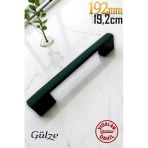 160-192Mm Siyah Köprü Model Mobilya Kulpları-Mutfak, Çekmece, Dolap Kulpları (Sert Plastik)