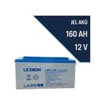 160 Amper 12 Volt Jel Akü - 160 Ah Jel Akü