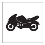 160 cm Motorsiklet Folyo Sticker