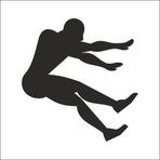 160 cm Sporcu Folyo Sticker