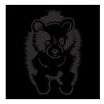 160 cm Yavru Köpek Folyo Sticker