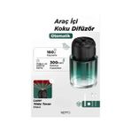 160 Ml Işıklı Akıllı Araç Aroma Kokusu Araba Kokusu Şarjlı Otomatik Hava Ferahlatıcı Koku li