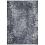 160x230 cm Ghotki Gri Modern Yün El Dokuma Modern Geometrik Etnik Eskitme Desenli Boho Oturma Odası Salon Yolluk Koridor Mutfak Halısı