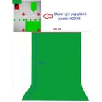 160X400 Cmchromakey Green Screen Greenbox Yeşil Fon Perde Background Backdrop