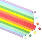 1620 Yaprak Yıldız Origami, Renkli Dekoratif Kağıt Şeritler, Şanslı Yıldız Kağıt Şeritleri, Kendin Yap El Sanatları için DIY Origami Yıldız Kağıt Şeritleri, Okul Öğretimi Origami Yıldız Kağıdı