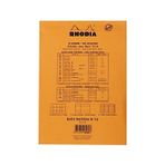 16260C Not Defteri (Sarı Yasal Ped, Dın A5, 14,8 x 21 Cm, Zımparalı, 80 Yaprak, Kareli, 80 G) 1 Adet, Turuncu - Standart