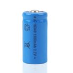 16340 CR123A 1300mAh 3.7V Li-on Şarjlı Pil 500-800 Cycle