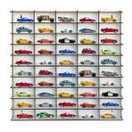1/64 Hobi Araba Rafı Beyaz 50'li (hot wheels, matchbox)