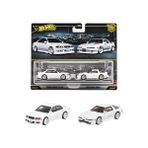 1:64 Hot Wheels Premium Car Culture 2'li Paket 2002 Toyota Chaser Jzx 100 - 1989 Toyota Supra - 8 cm