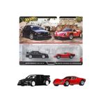 1:64 Hot Wheels Premium Car Culture 2'Li Paket Alfa Romeo 155 V6 Tı - 69 Alfa Romeo 33 Stradale