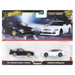 1:64 Hot Wheels Premium Car Culture 2'li Paket HBL96 - Jhw46 2005 Mitsubishi Lancer Ve 2004 Subaru Forester Sti
